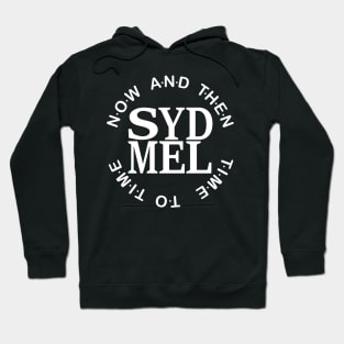 Sydney and Melbourne (BW Version) Hoodie